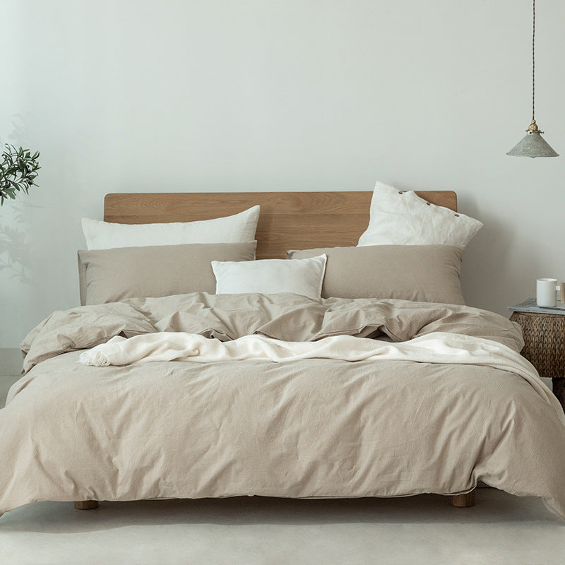 Japanese Style Cotton Duvet Cover Set