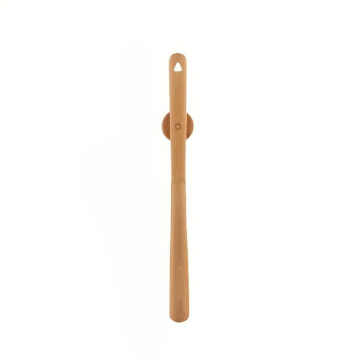 Minimalist Wooden Shoehorn With Magnetic Wall Mount