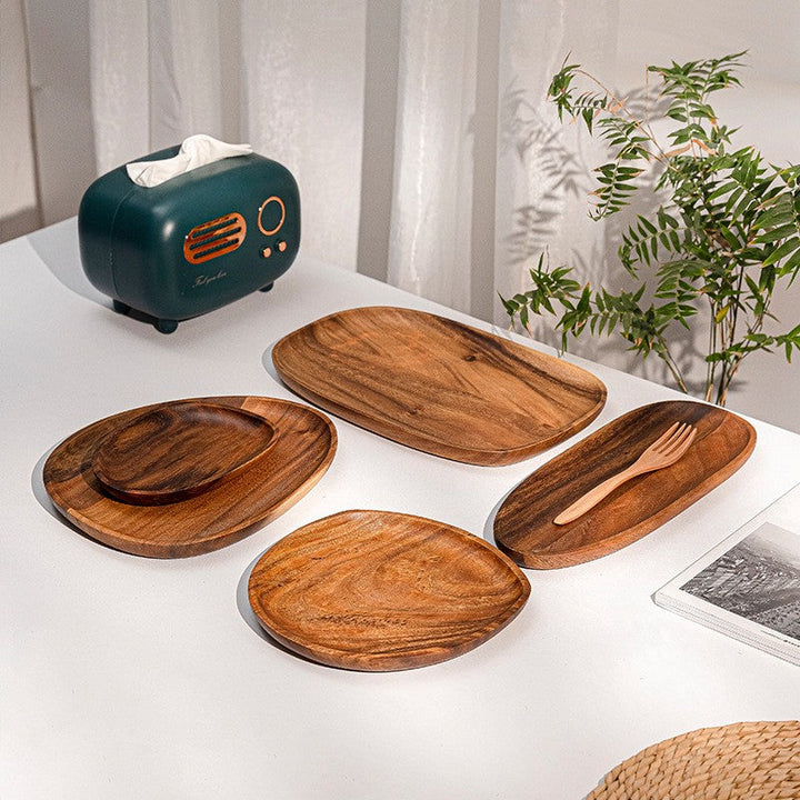 Minimalist Acacia Wood Serving Tray