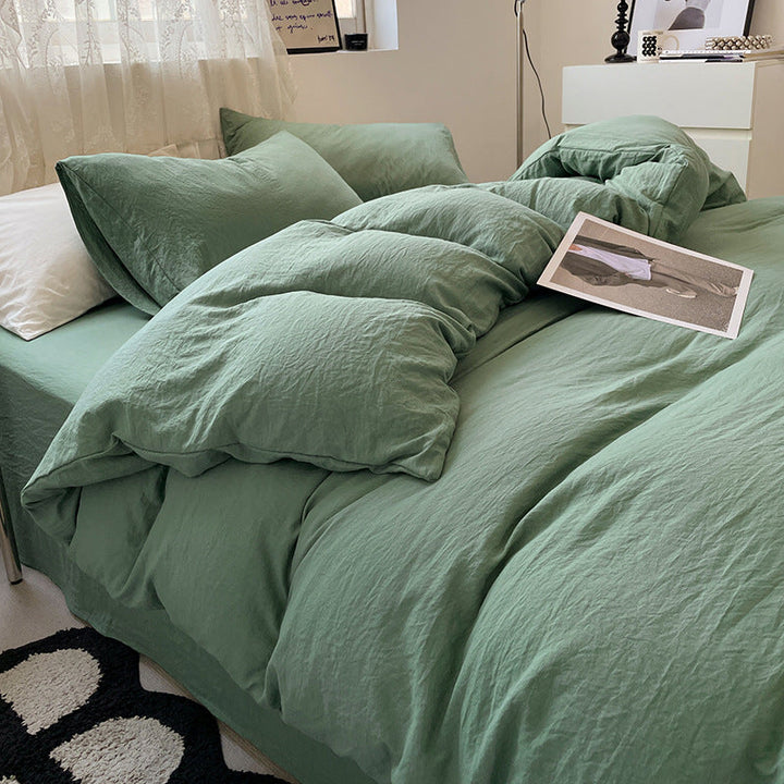 Minimalist Washed Cotton Bedding Set