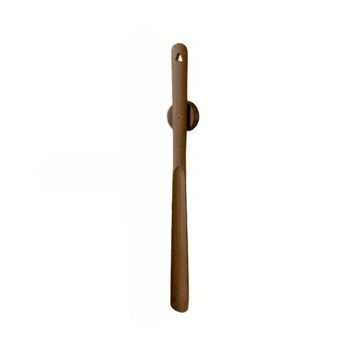 Minimalist Wooden Shoehorn With Magnetic Wall Mount