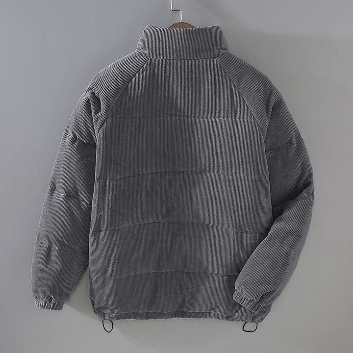 Sebastian Relaxed Fit Puffer Jacket | Quilted Stand Collar Jacket