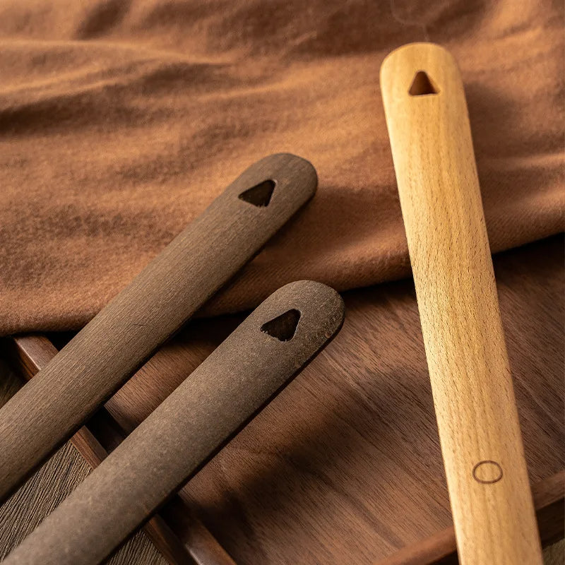 Minimalist Wooden Shoehorn With Magnetic Wall Mount