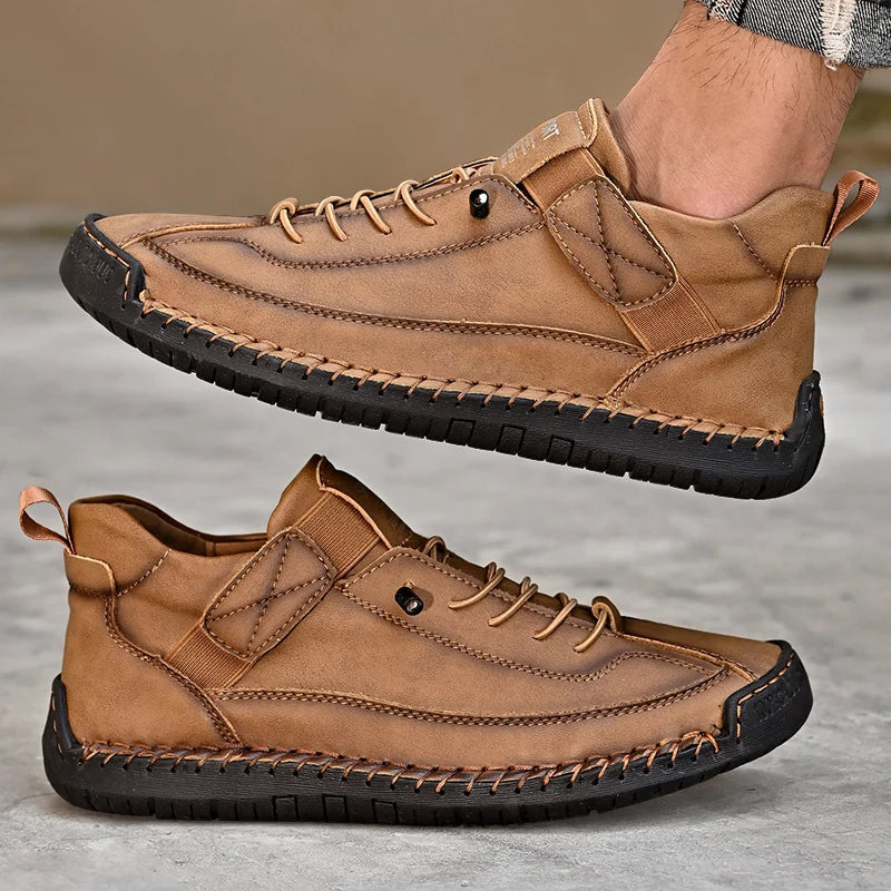 Jack Comfort Fit Casual Shoes | Solid Lace-Up Casual Shoes