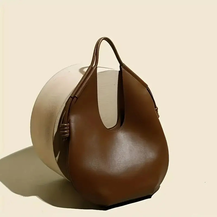 Rosie Slouchy Tote Bag | Knotted Detail Top Handle Tote Bag