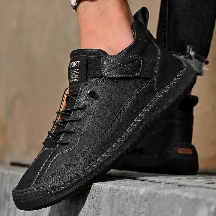 Jack Comfort Fit Casual Shoes | Solid Lace-Up Casual Shoes