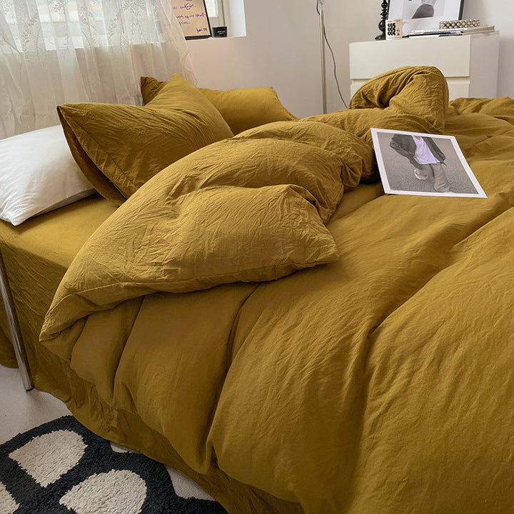Minimalist Washed Cotton Bedding Set