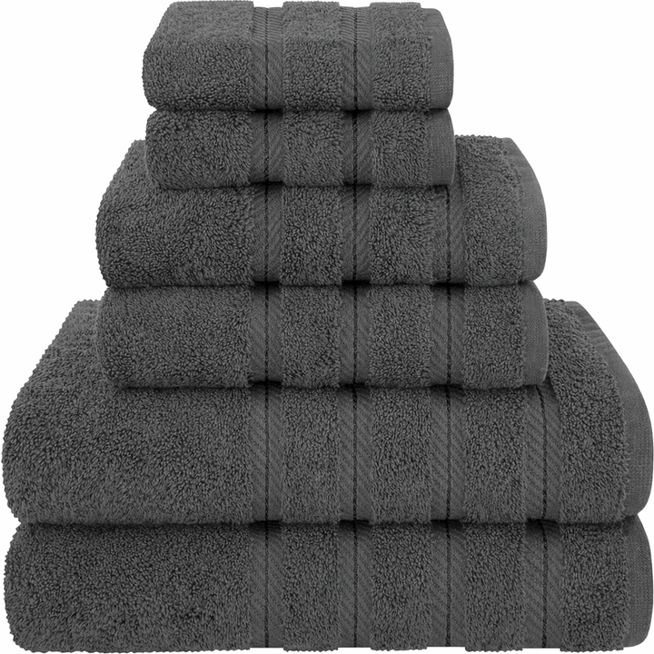 6-Piece Bath Towel Set – Soft & Highly Absorbent