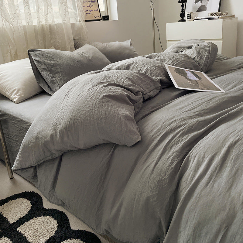 Minimalist Washed Cotton Bedding Set