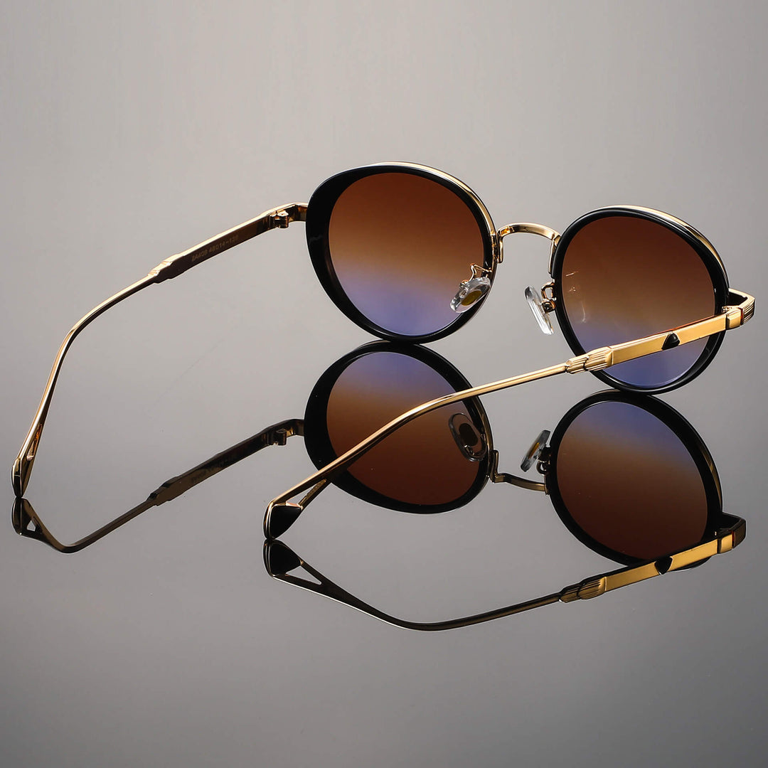 Lorenzo Vintage Round Sunglasses