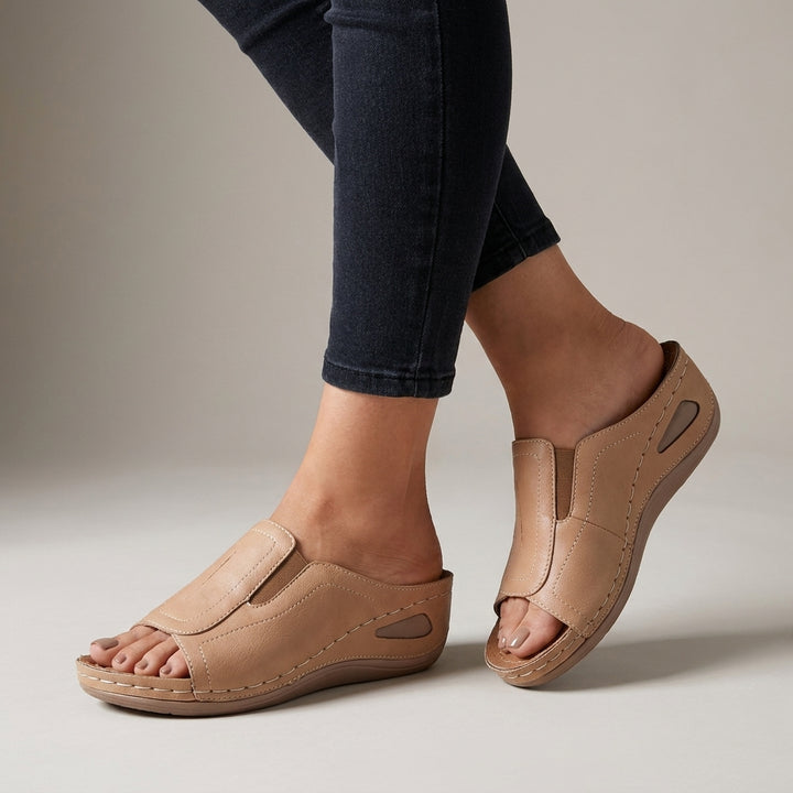 Orthopedic Slide Sandals with Cushioned Support