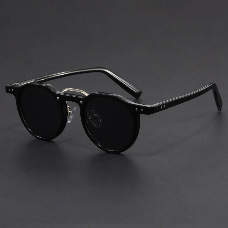 Hudson Clear Frame Retro Sunglasses