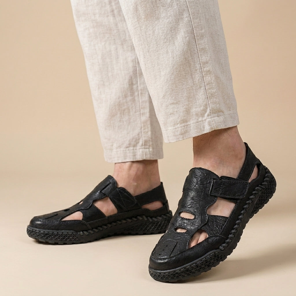 Cutout Comfort Loafers with Artisan Woven Side Detailing