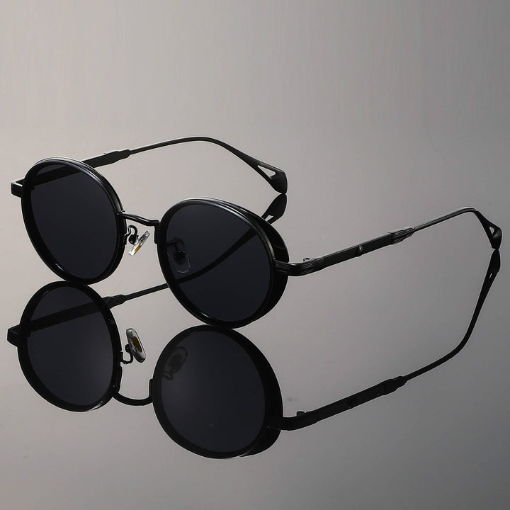 Lorenzo Vintage Round Sunglasses