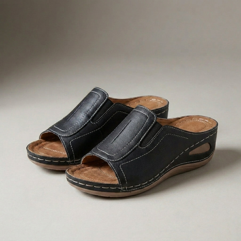 Orthopedic Slide Sandals with Cushioned Support