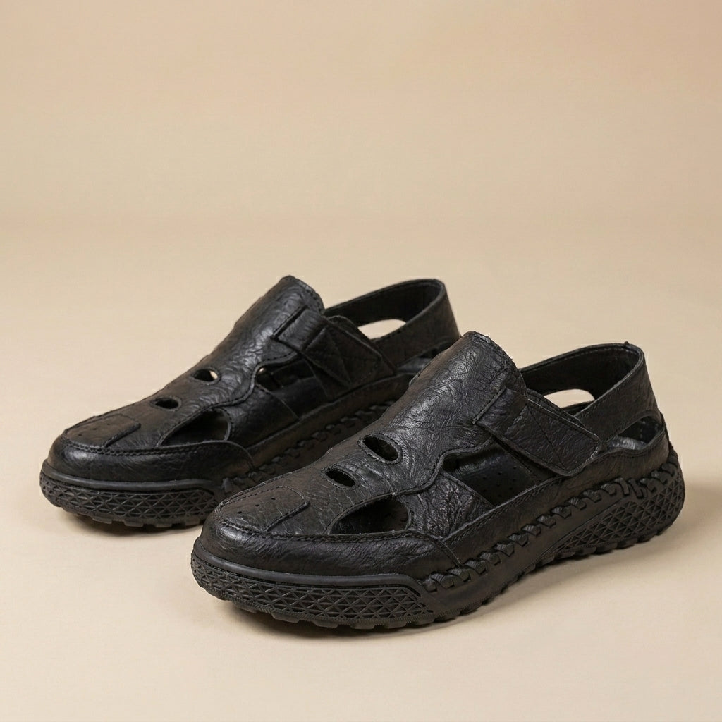 Cutout Comfort Loafers with Artisan Woven Side Detailing
