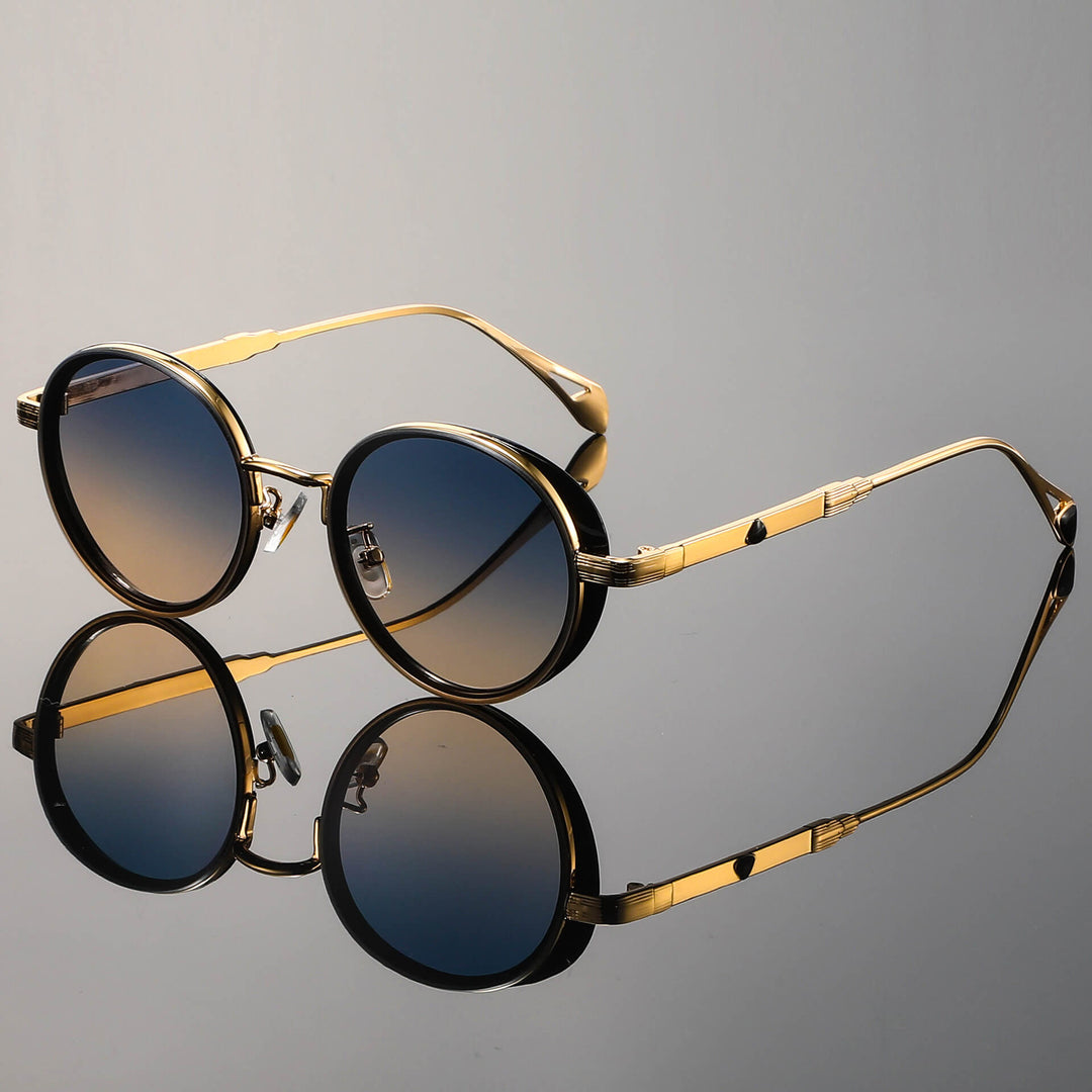 Lorenzo Vintage Round Sunglasses