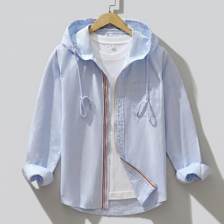 Lightweight Hooded Zip Jacket with Relaxed Everyday Fit