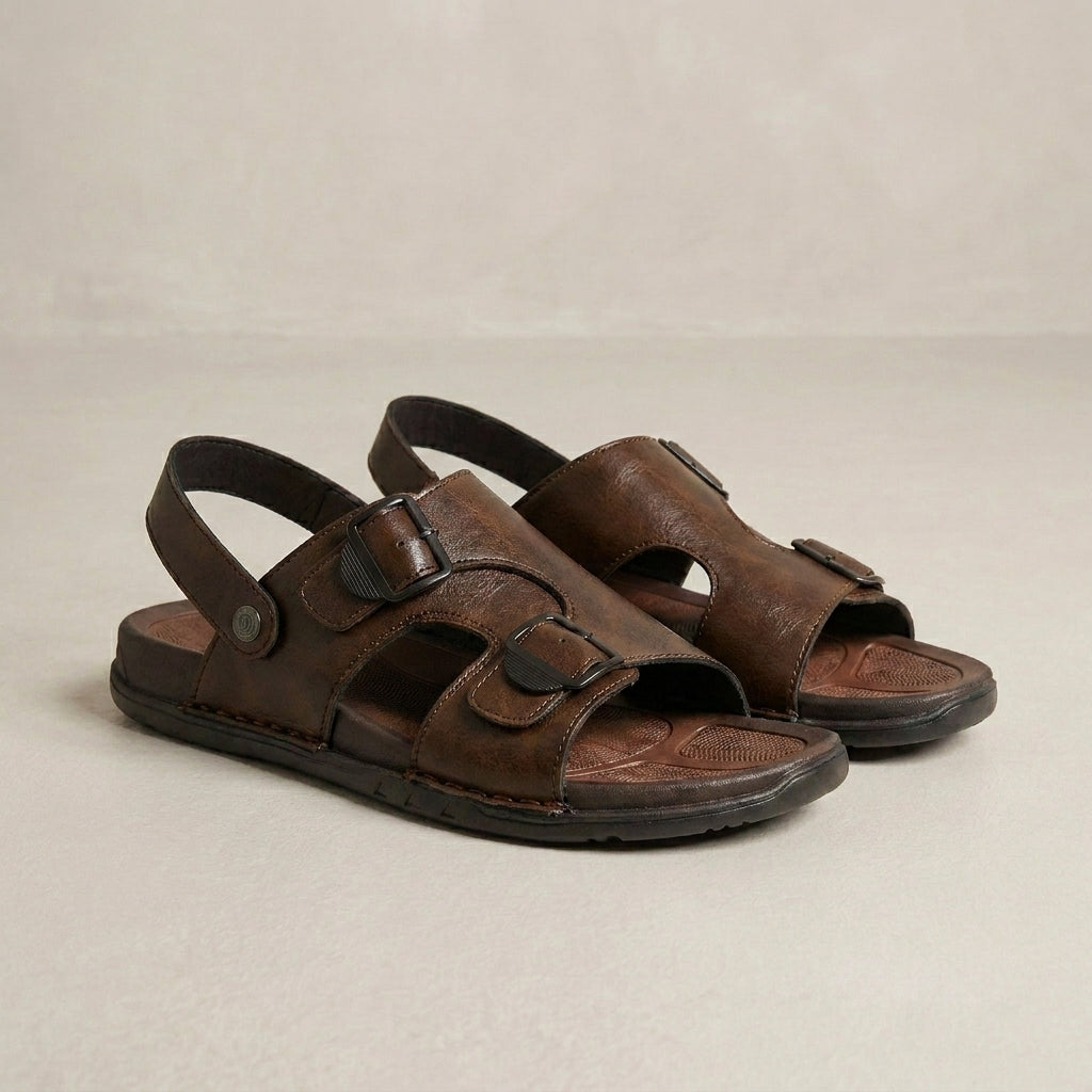 Comfort Slingback Sandals with Contoured Footbed