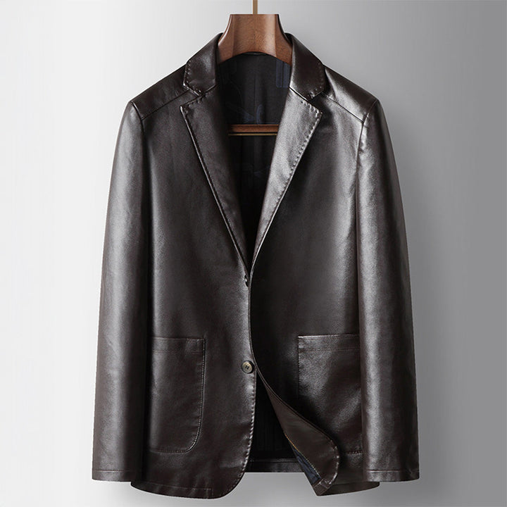 Oscar Regular Fit Blazer | Notched Lapel Patch Pockets Blazer