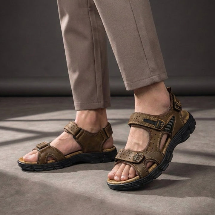 Adjustable Strap Outdoor Sandals with Cushioned Support Sole
