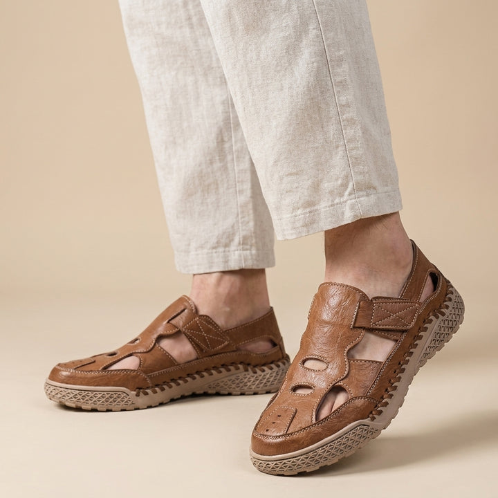 Cutout Comfort Loafers with Artisan Woven Side Detailing