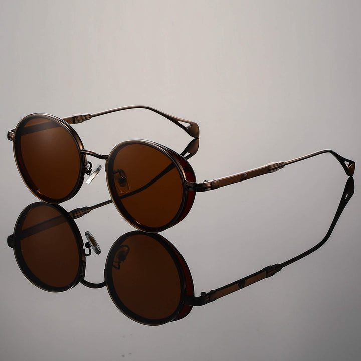 Lorenzo Vintage Round Sunglasses