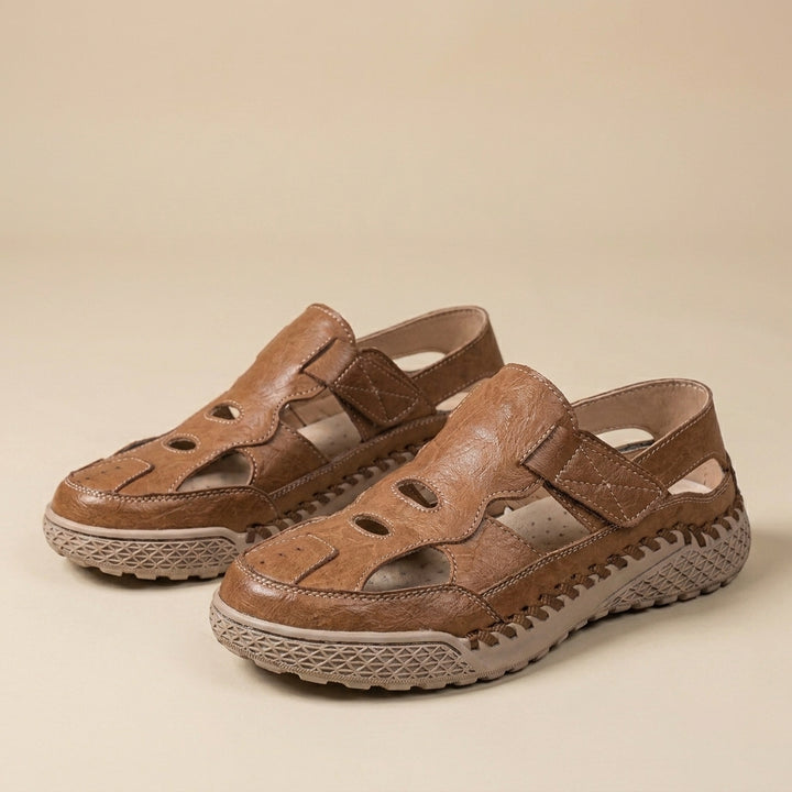 Cutout Comfort Loafers with Artisan Woven Side Detailing