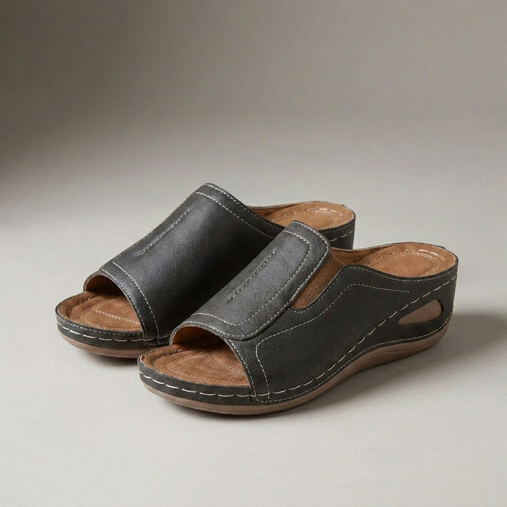 Orthopedic Slide Sandals with Cushioned Support