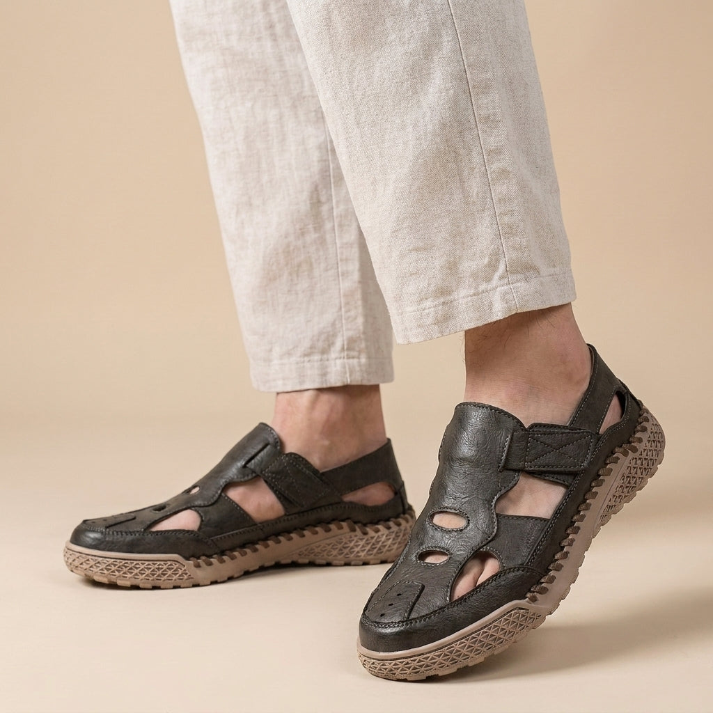 Cutout Comfort Loafers with Artisan Woven Side Detailing