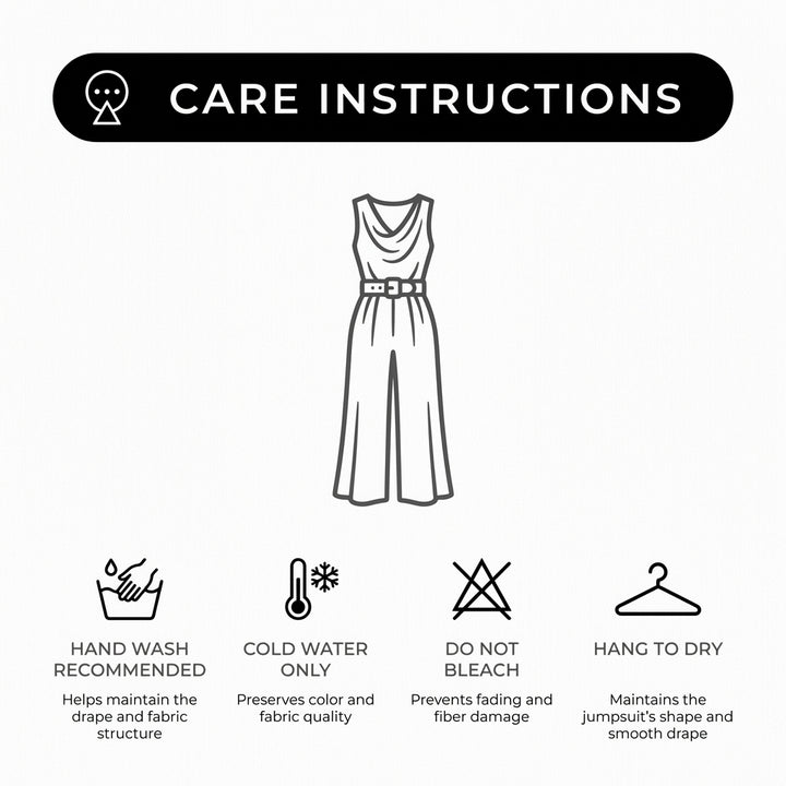 Sleeveless Wide-Leg Jumpsuit with Elastic Waist and Pockets