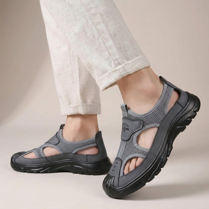 Breathable Cutout Slip On Walking Shoes with Cushioned Sole
