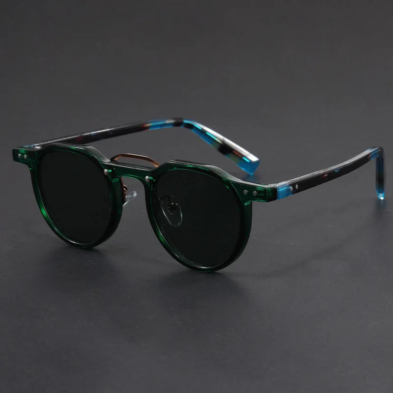 Hudson Clear Frame Retro Sunglasses