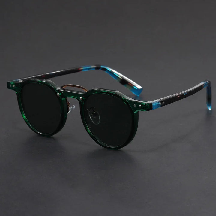 Hudson Clear Frame Retro Sunglasses