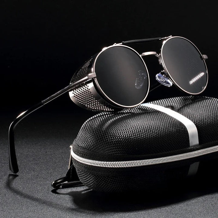Orion Luxe Polarized Round Aviator Sunglasses