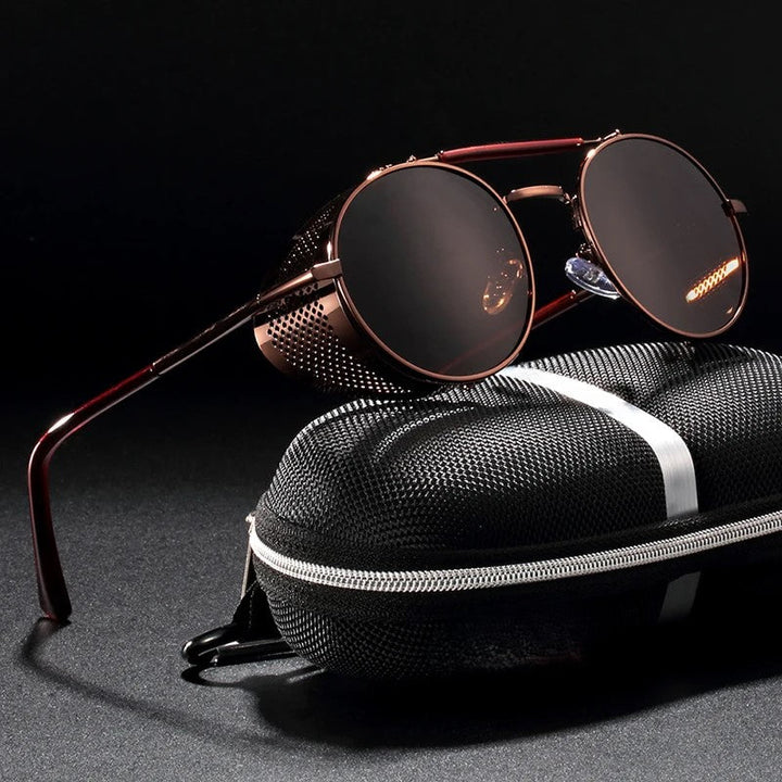 Orion Luxe Polarized Round Aviator Sunglasses