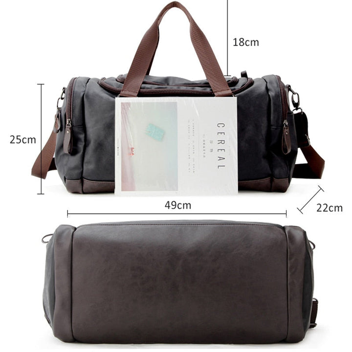Jack Duffle Bag | Top Handles Shoulder Strap Bag