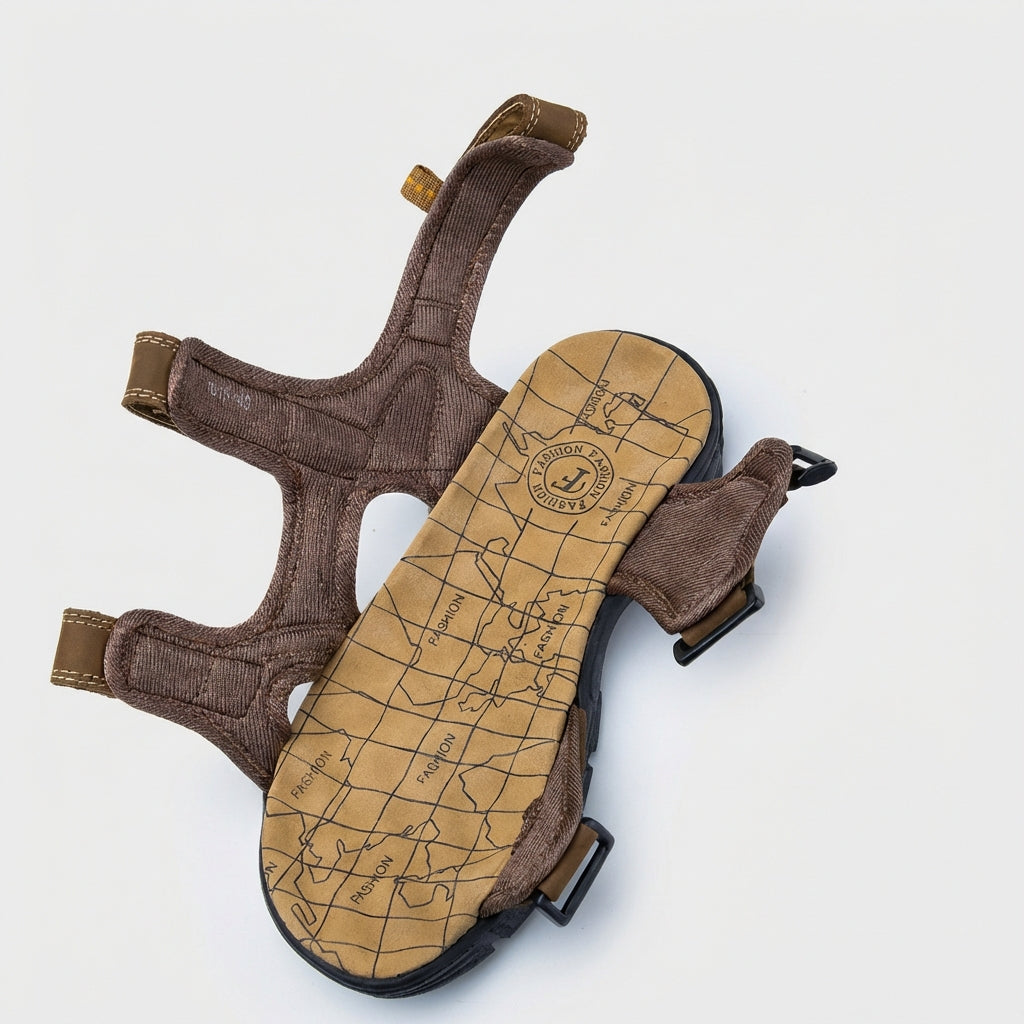 Adjustable Strap Outdoor Sandals with Cushioned Support Sole