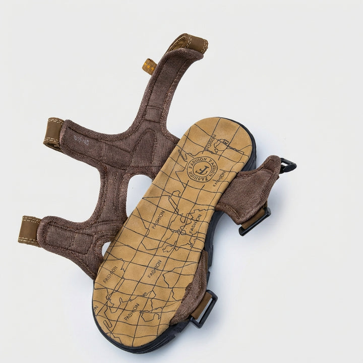 Adjustable Strap Outdoor Sandals with Cushioned Support Sole