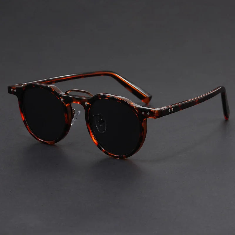 Hudson Clear Frame Retro Sunglasses