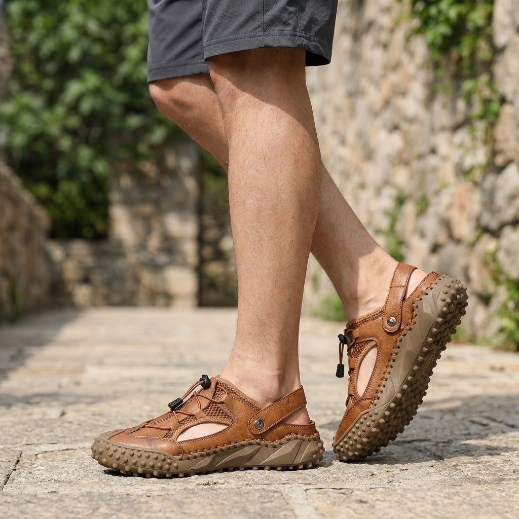 Adventure Mesh Slip On Shoes with Rugged Grip Sole