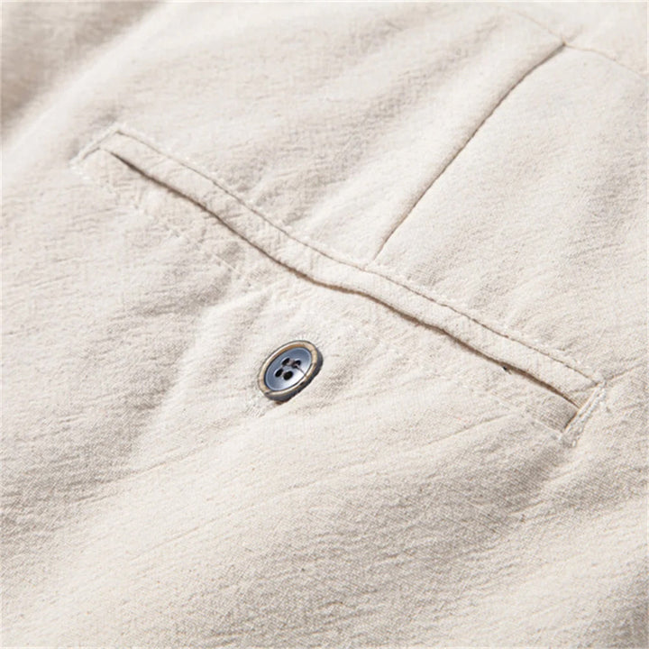 Oscar Relaxed Fit Trousers | Pleated Drawstring Waist Trousers