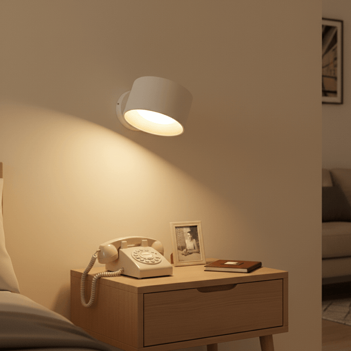 Scandinavian Wall Lamp With Natural Wood Finish