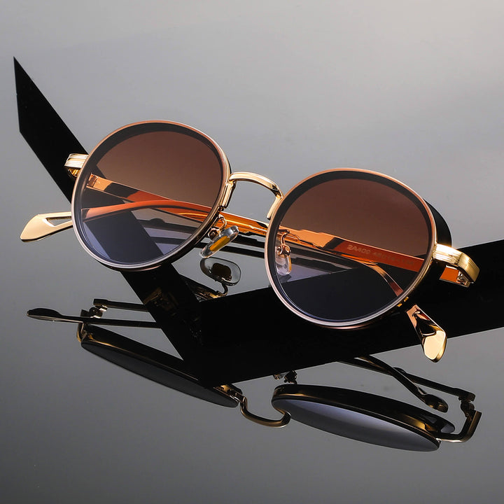 Lorenzo Vintage Round Sunglasses