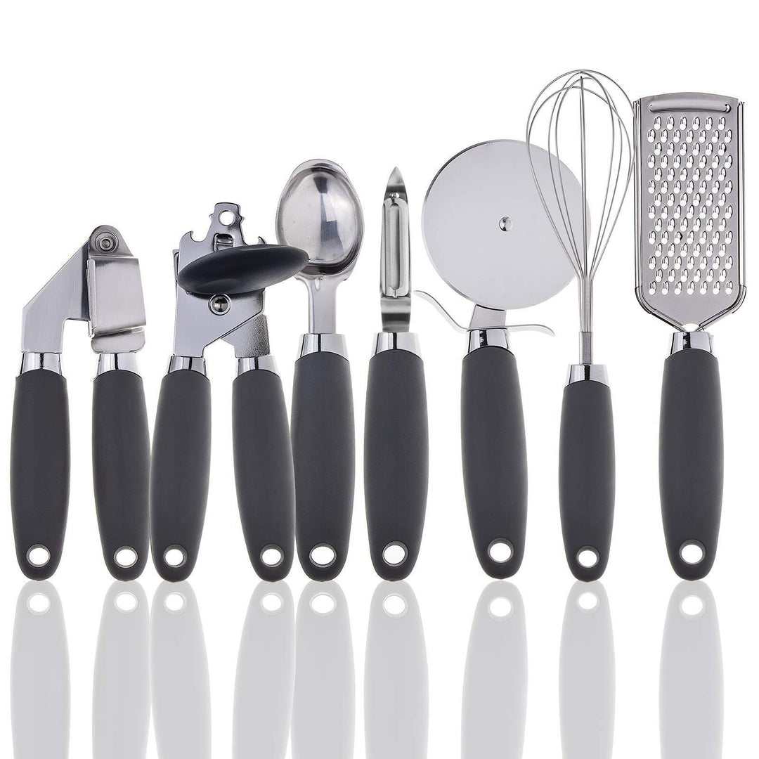 Modern Copper Utensil Set with Ergonomic Handles