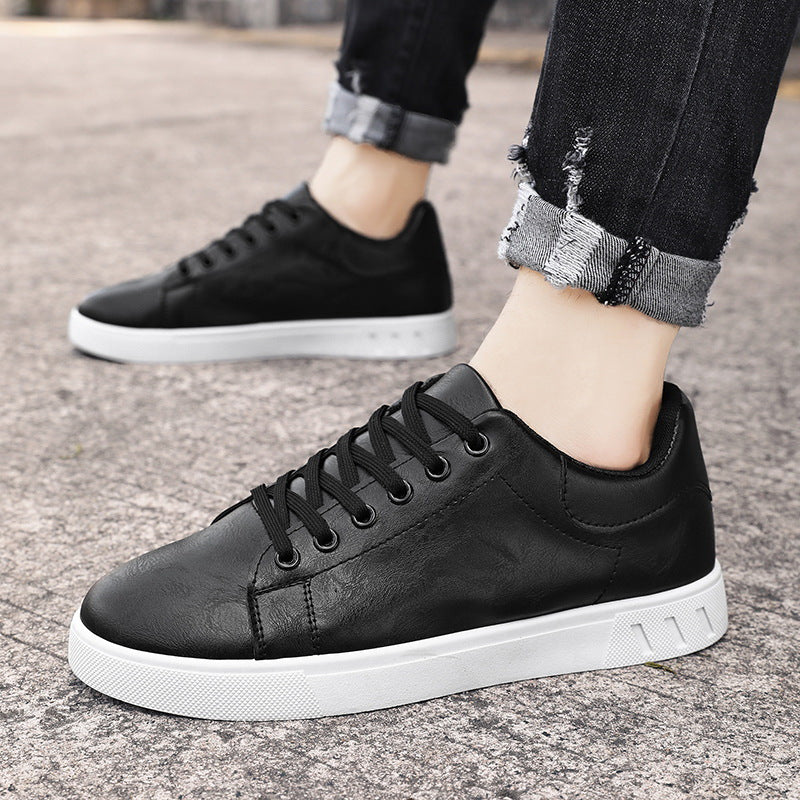 Ross - Men's Sneakers - Low Top - Lace Up - Casual Leather Shoes