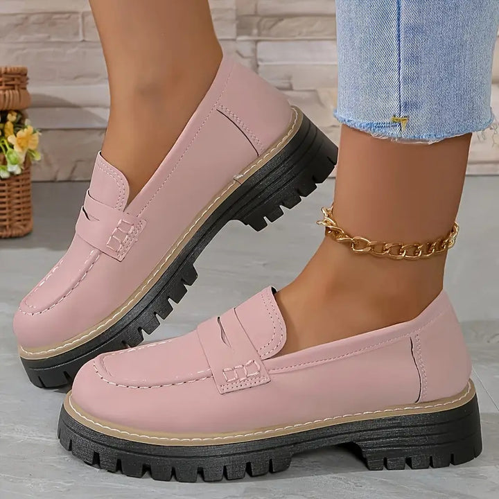 Arley Loafers - Chunky Sole - Slip On - Casual Style