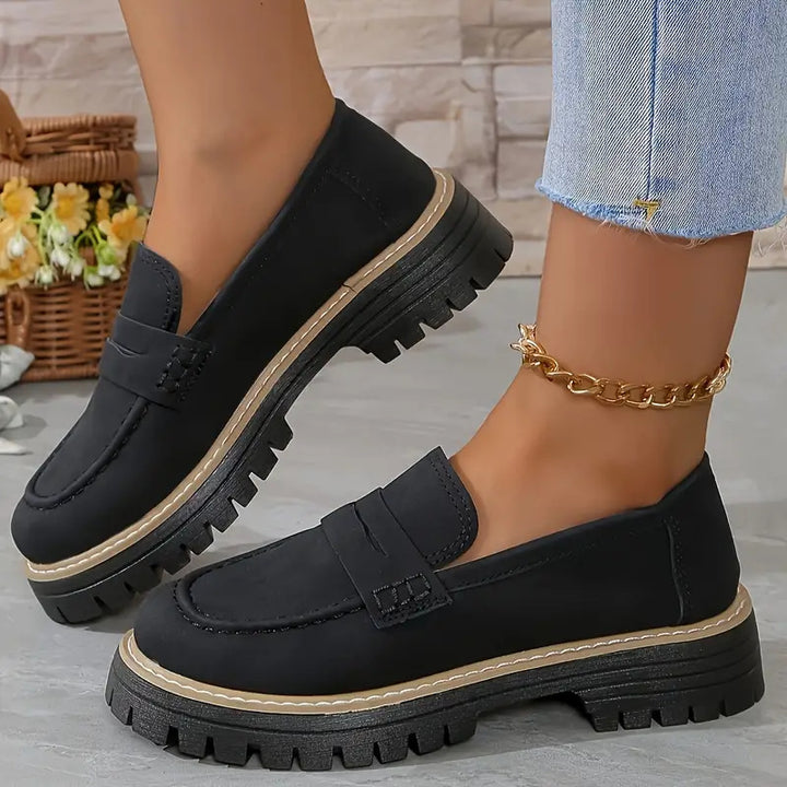 Arley Loafers - Chunky Sole - Slip On - Casual Style