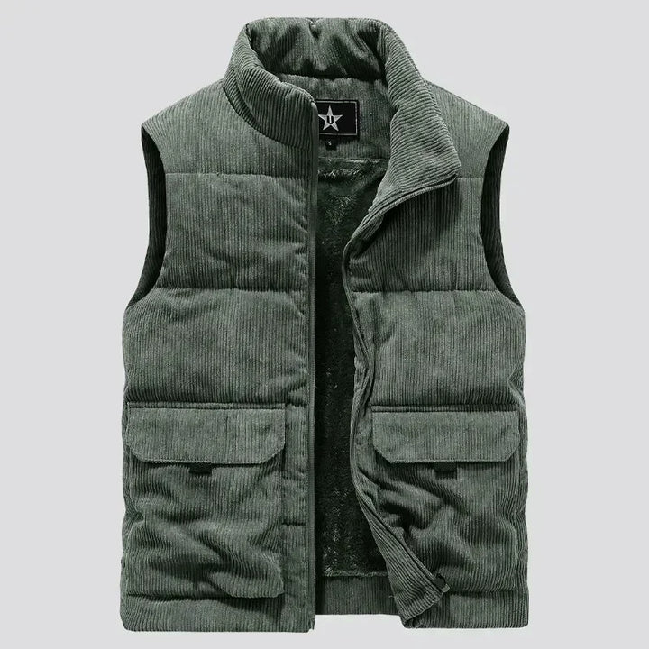 Corduroy Ribbed Vest