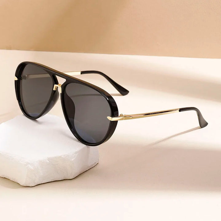 Sienna Vale Oversized Aviator Sunglasses